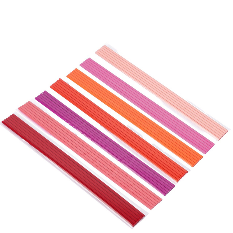 Home Fragrance Best - 50pcs 22cmx3mm Colored Fiber Rattan Stick