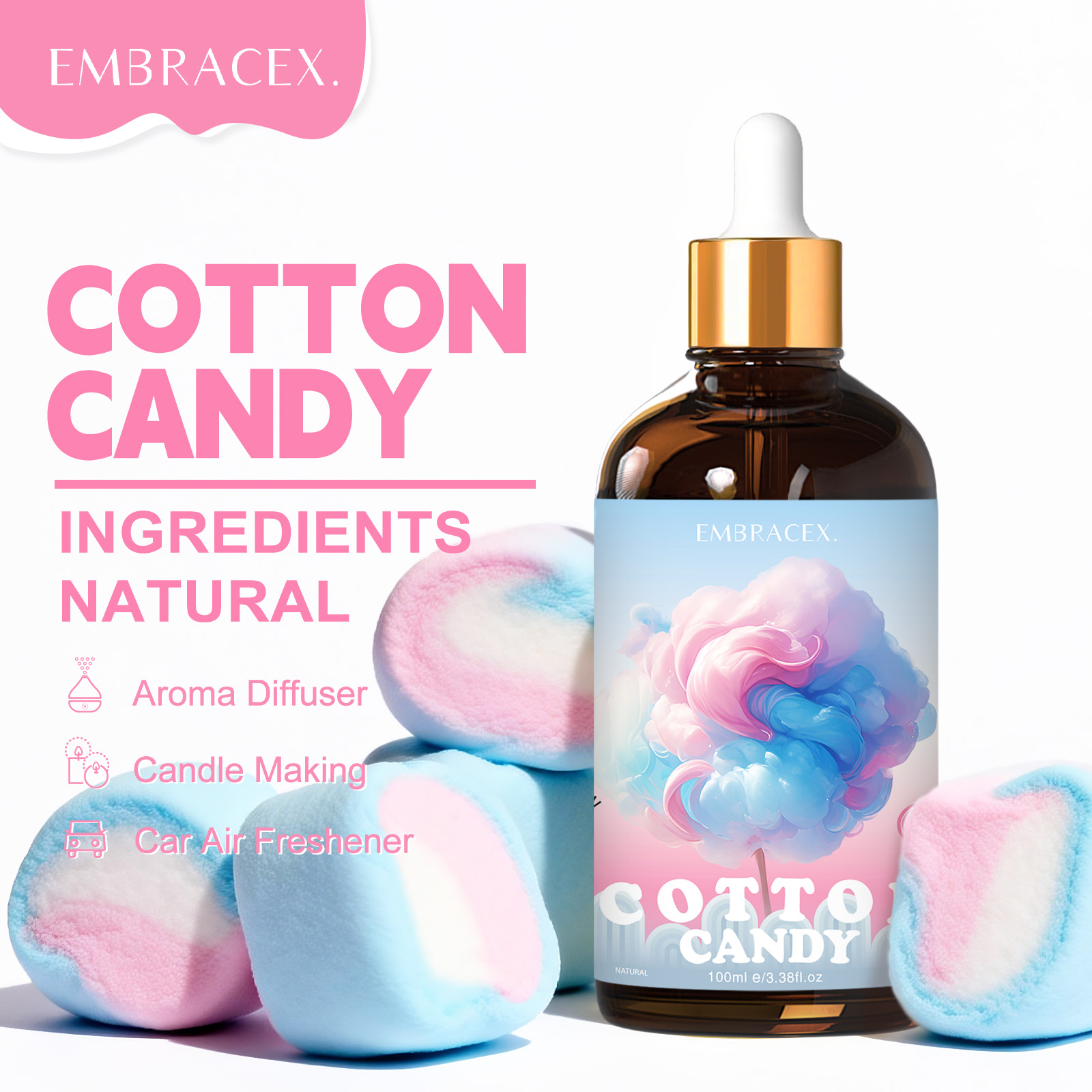 100ml Cotton Candy Fragrance O - Home Fragrance Gift review and price
