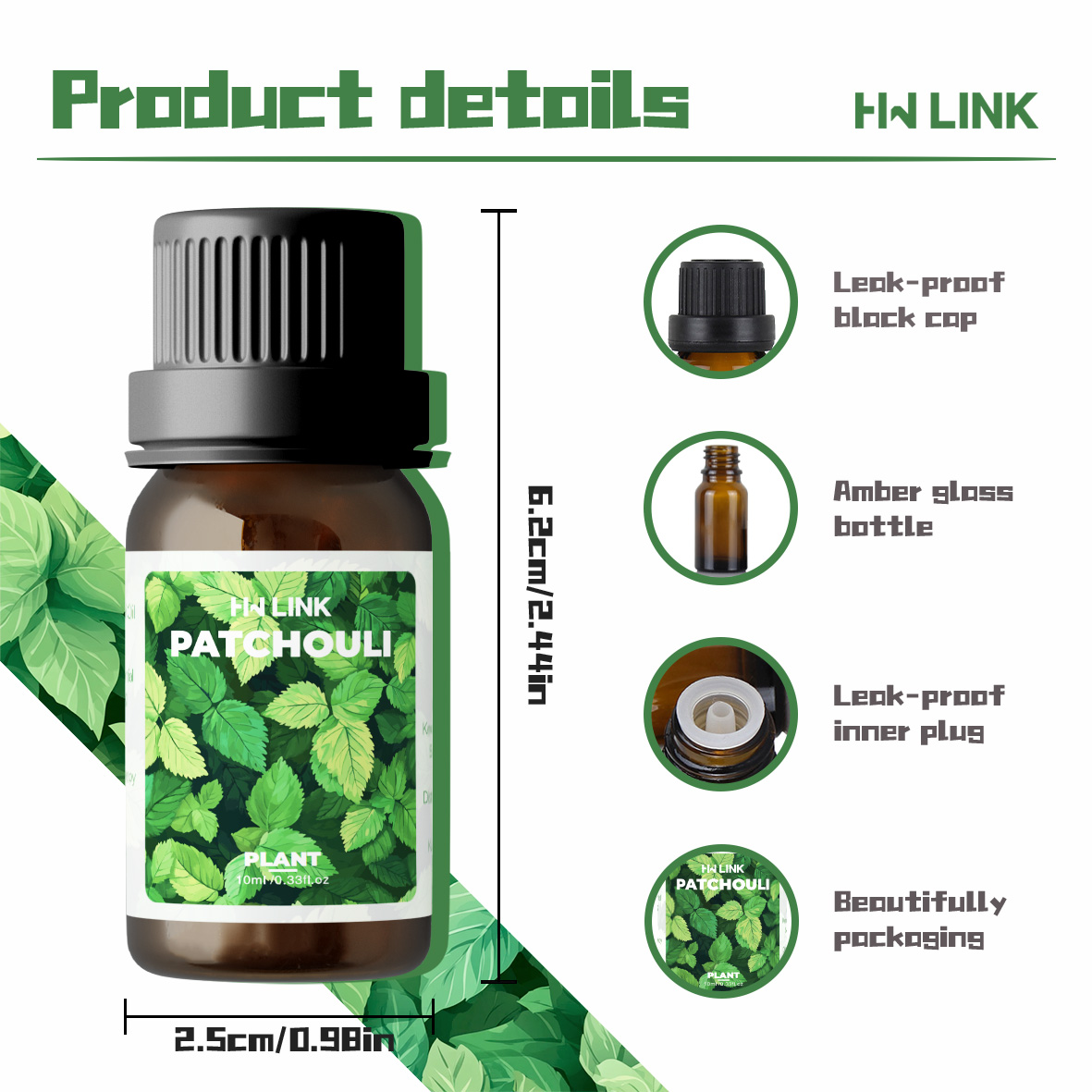 10ml Patchouli Essential Oils  - Home Fragrance Gift review and price