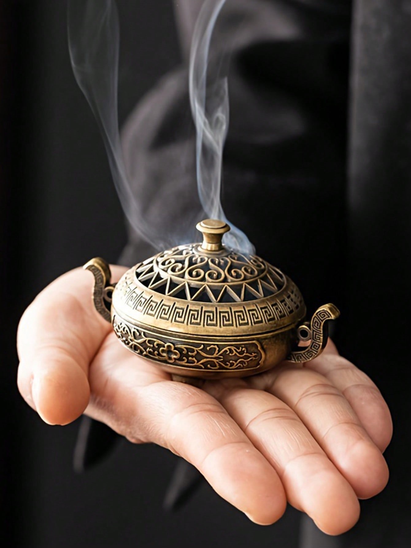 Nepal Style Brass Incense Burn - Home Fragrance Gift review and price
