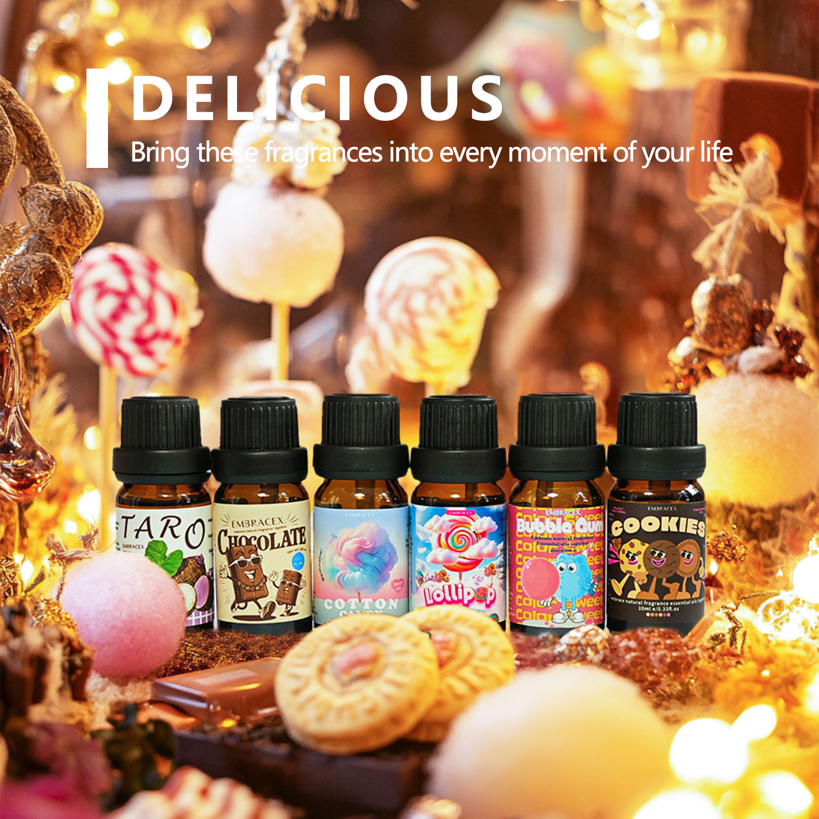 6PC/1Set Delicious Fragrance O - Home Fragrance Gift review and price