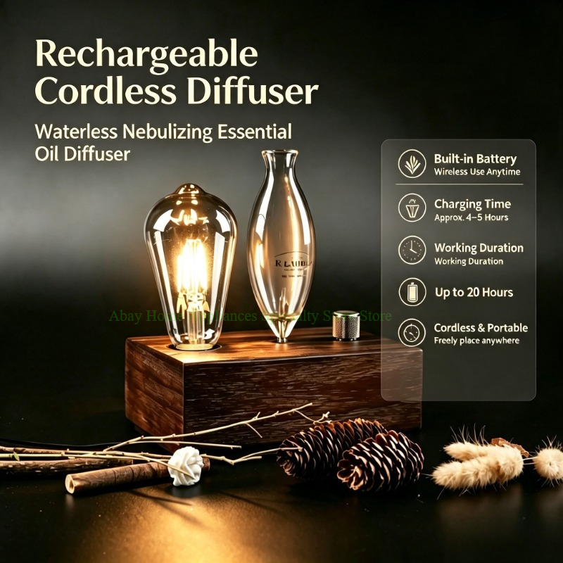 Rechargeable Waterless Nebuliz - Home Fragrance Oud review and price